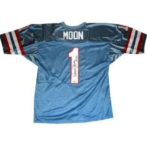  Signed Warren Moon Jersey   HOF06