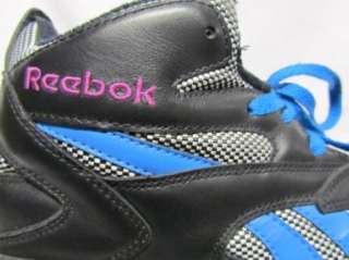 REEBOK Above The Rim Pump Black Blue Sneakers 11 Rare  