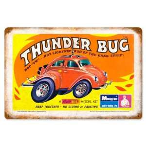  Thunder Bug Vintaged Metal Sign