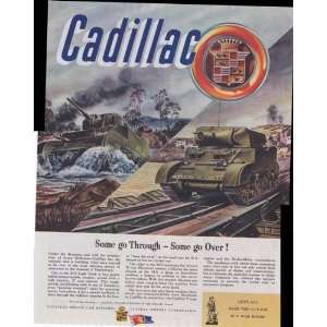 Cadillac M5 Light Tank War Effort Buy War Bonds 1944 Original Vintage 