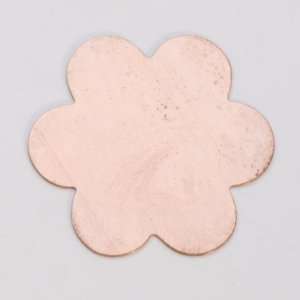  Copper 6 petal Flower, 24 Gauge, 1 3/8 Inch, Pack Of 144 