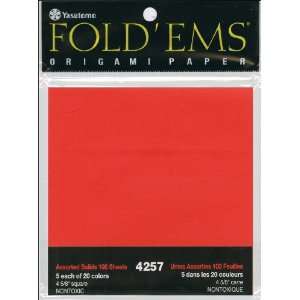  Fold Ems Origami Paper, 100 Pack 