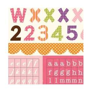   Girl Sticker Sheet 12X12 Alpha; 5 Items/Order Arts, Crafts & Sewing