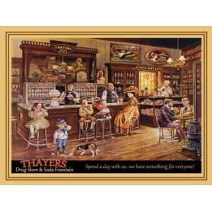  Thayers Drug Store Metal Sign: Americana Decor Wall Accent 