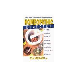  Books & Media, Homeopathic Remedies by Asa Hershoff 1 Book 