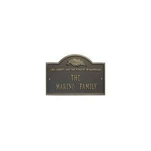  Whitehall Life And Liberty 1 Line Personalized Plaque 