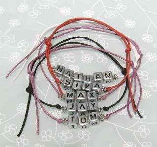The Wanted Friendship Bracelet   5 Name Options   Nathan Tom Max Siva 