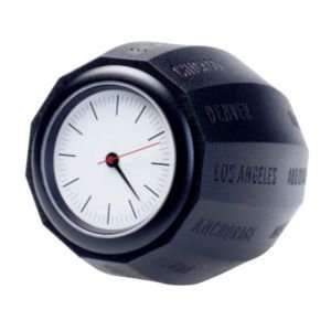  Charlotte Van Der Waals World Time Clock Black