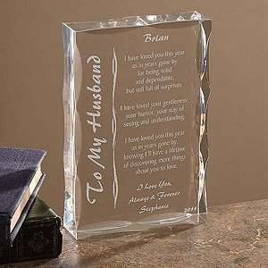   Personalized Gifts Sculpture with Romantic Love Poem: Home & Kitchen