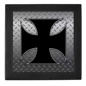  Keepsake Box Black Iron Maltese Cross Plate: Everything 