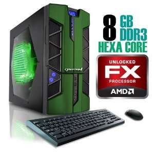   4240ABGU, AMD FX Gaming PC, W7 Ultimate, CrossFireX, Black/Green