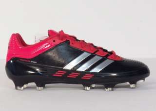 Adidas Response Speed Black & Red Soccer Football Cleats Molded Mens 