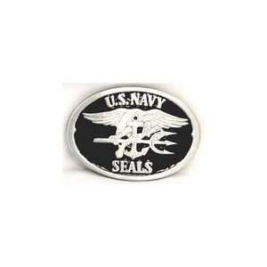 NAVY SEALS MILITARY INSIGNIA BELT BUCKLE
