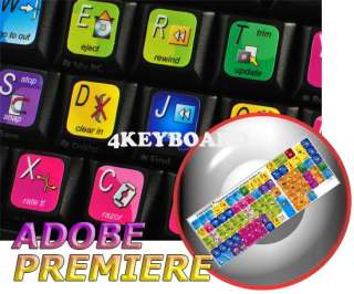 Adobe Premiere keyboard stickers  