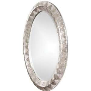 Zoey Mirror   Antique Silver 