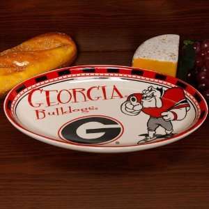  Georgia Bulldogs NCAA Gameday II Ceramic Platter: Kitchen 