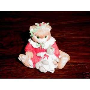  Enesco Calico Kittens Figurine Dressed in Our Holiday Best 