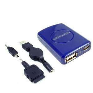 Portable Mini USB Charger Blue Electronics