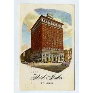  Hotel Statler Postcard St Louis Missouri Hilton Hotel 
