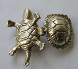   TURTLE / TORTOISE & HARE CHARM AESOP FABLE ~ Opens~ Very Cute  