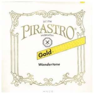   Pirastro Wondertone Gold Label Violin Strings Set Musical Instruments