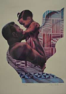Keith Mallet African American Art Ties That Bind Framed Ltd Ed 