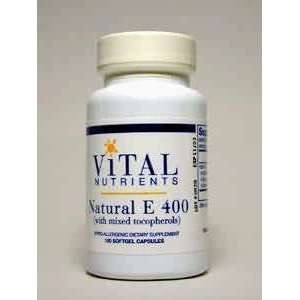  Vital Nutrients   Vitamin E   D Alpha & Mixed Tocopherols 