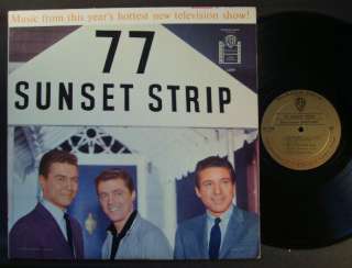 77 SUNSET STRIP Warren Barker 1959 WB STEREO LP NM  