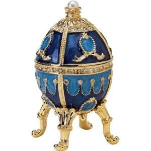   Luxury Collectible Russian Faberge Style Enameled Egg: Home & Kitchen
