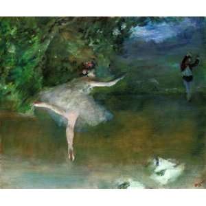  Oil Painting: Les Pointes: Edgar Degas Hand Painted Art 
