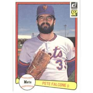  1982 Donruss # 380 Pete Falcone New York Mets Baseball 
