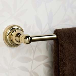  24 Farber Collection Towel Bar   Polished Brass: Home 