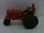 Vintage Auburn Rubber Tractor 572 Farmer Farming Toys  