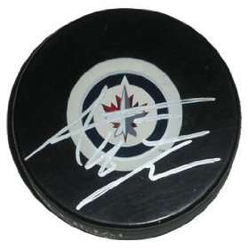  Andrew Ladd Signed Winnipeg Jets Hockey Puck Sports 