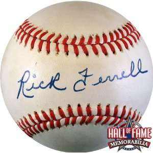  Rick Ferrell Autographed/Hand Signed Rawlings Official MLB 
