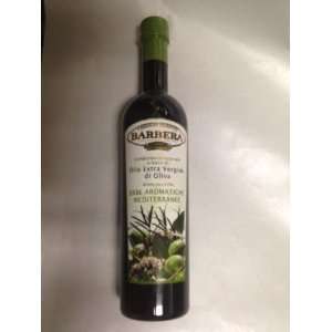 Barbera Aromatic Herbs Extra Virgin Olive Oil:  Grocery 
