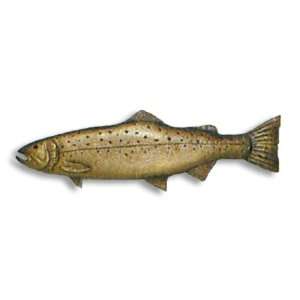  German Brown Trout Fish Cabinet Pull (Left Face): Home 