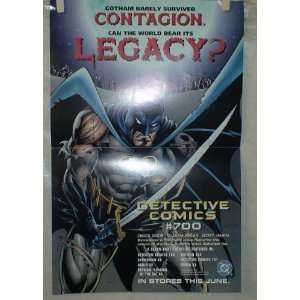  Vintage 1990s Batman Comic Shop Poster Contagion Approx 