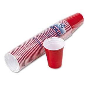  SOLO Cup Company : Plastic Party Cold Cups, 16 Ounces, Red 