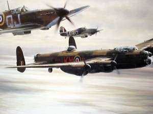 Battle Britain Memorial Flight Robert Taylor Signed Art  