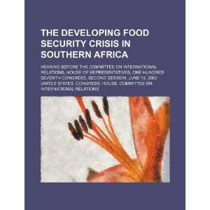  The developing food security crisis in southern Africa 