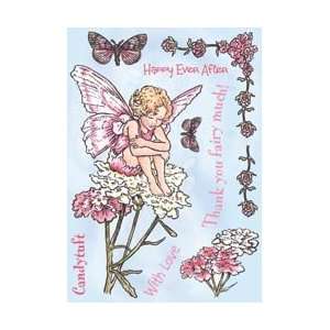 Crafters Companion Flower Fairy Cling Stamp Set 4X 6 Candy Tuft; 2 
