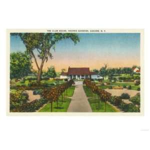 Auburn, New York   Exterior View of Hoopes Gardens Club House Premium 