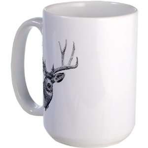 Mule Deer Animals Large Mug by CafePress:  Kitchen & Dining