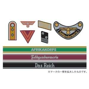   German Military Insignia Decal Set (Africa Corps/Waffen SS): Toys