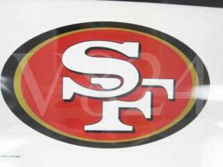 NFL San Francisco 49ers 11x17 Window Decal Sticker B  