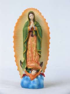 VIRGIN MARY LADY GUADALUPE STATUE HOME DECORATION  