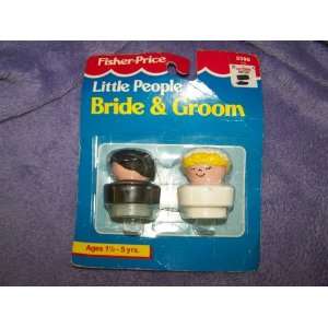    Fisher Price Little People Bride & Groom Set  1991: Toys & Games