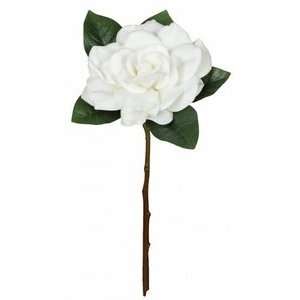  Artificial White Gardenia Flower Stem Wedding Decor