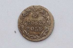 Poland Russia 5 Grosz 1820 IB Aleksander I VF Condition 